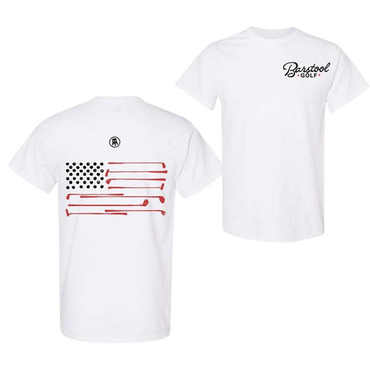 Barstool Golf Flag Pocket 2 Sided Tshirt, Gift For Men, Gift For Women, Full Color, Full Size Classic Cotton