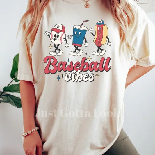 Baseball Game Day Comfort Colors Shirt, Retro Baseball Shirt, Women's Baseball Shirt, Sports Mom Shirt, Mom Baseball Shirt, Family