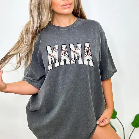 Baseball Mama Shirt, Mothers day Gift For Baseball Mom, Gift For Baseball Lover Mom Shirt, Mothers Day Shirt,Baseball Season Womenswear Top Cotton