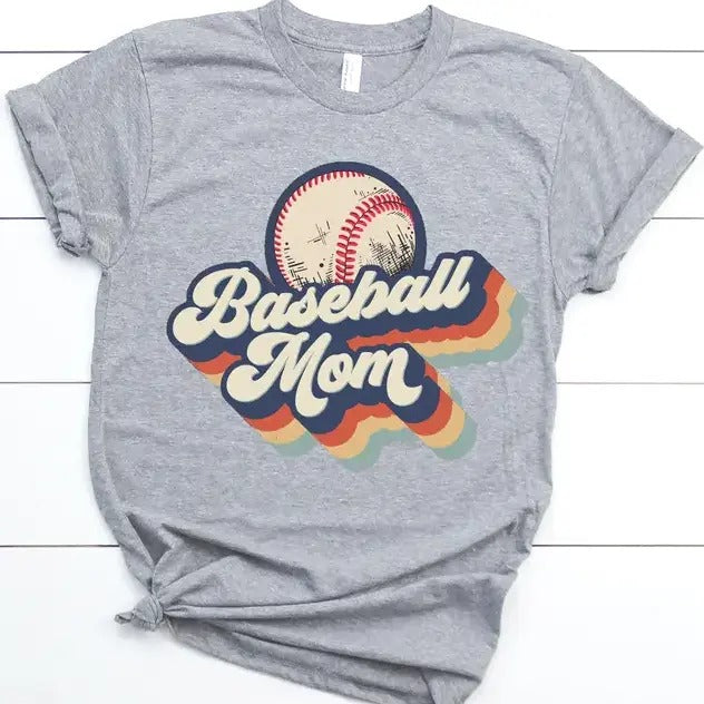 Baseball Mom T-shirt Vintage Throwback Tshirt Baseball Vintage Tee Mom Throwback T-shirt Retro Baseball Tshirt Vintage Mom Tee