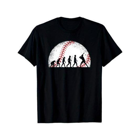 Baseball Printed, Men's Cotton Graphic T-shirt, Casual Short Sleeve Crew Neck Gamer T-shirt, Men's Tee For Outdoor made in usastyle{n002}13