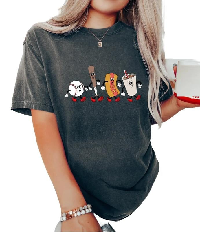 Baseball Shirt, Baseball Vibes, Game Day Shirt, Mom Baseball Shirt, Baseball T-Shirt, Gifts For Baseball Lovers, Baseball Fan Gifts, Short Sleeve Tee Shirt, Gift For Birthday Christmas Fit Top