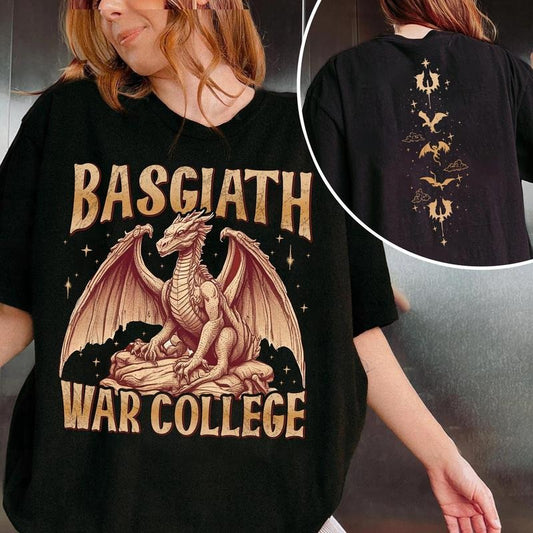 Basgiath War College Retro Shirt, Fourth Wing Merch, Riders Quadrant Shirt, Fly Or Die Tee, Onyx Storm New Merch