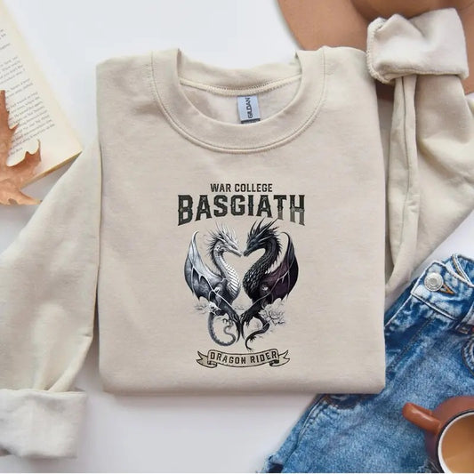 Basgiath War College, Dragon Rider Sweatshirt, Bookish Hoodie, Dragon Rider, Violet Sorrengail, Xaden Riorson, Riders Quadrant, Fourth Wing  T-shirt, sweater and Hoodie