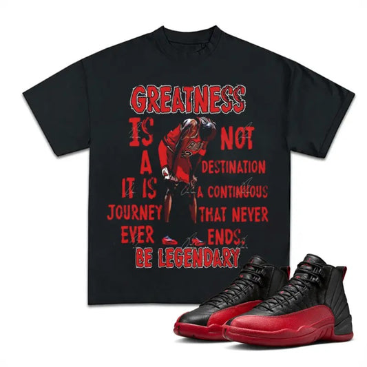 Be Legendary Match 12 Retro Flu Game Outfits, Fitted Cotton Graphic Tee, Must-Have Y2K, Streetwear Menswear