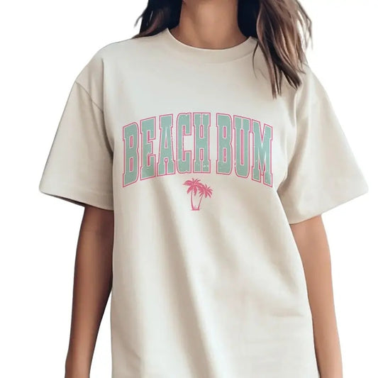 Beach Bum Shirt, Retro Summer Shirt, Summer Shirt, Summer Shirt Gift, Unisex T-Shirt, Gifts For Her Sister, Short Sleeve Tee Shirt, Gifts Ideas For Women, Gifts For Birthday Mothers Day Christmas