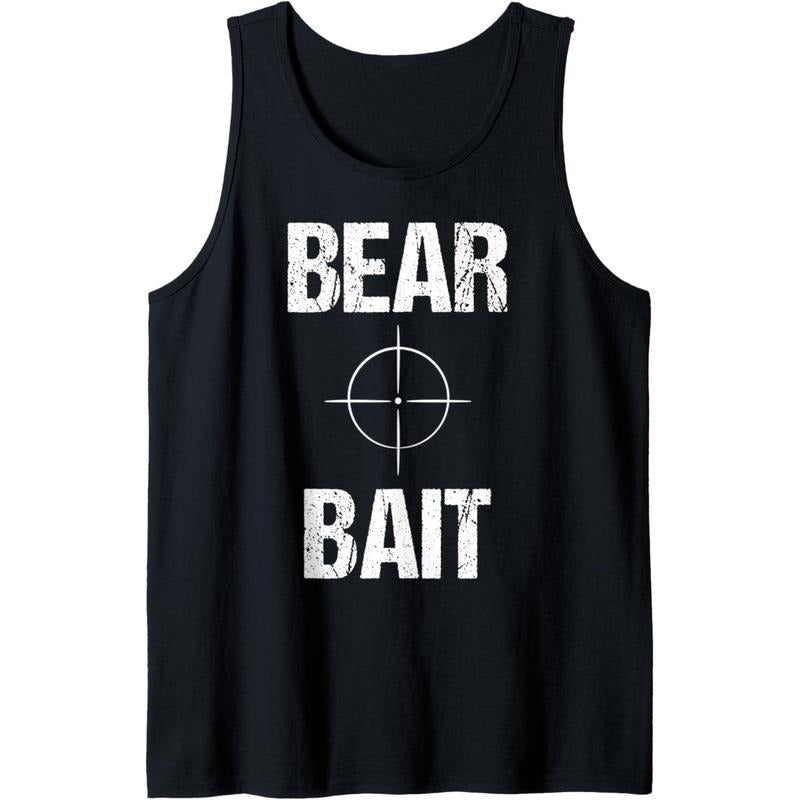 Bear Bait Vintage Cruiser Gay Pride Sex Hunter Kinky T-shirt Tank Top