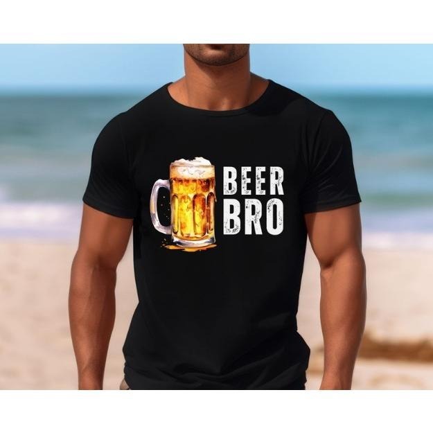 Beer Bro T-Shirt, Matching Family T-Shirt, Watercolor Beer Tshirt, Men T-Shirt, Beer Lover Shirt, Alcohol Lover Shirt, Retro Buddy Tee made in usa