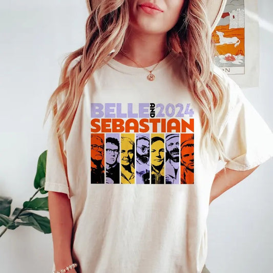 Belle and Sebastian Shirt Belle and Sebastian Tour 2024 T-shirt Vintage Graphic Bootleg Sweatshirt Gift For Fans Men Women