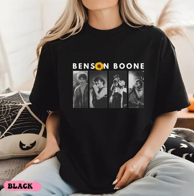 Benson Boone 2025 Tour Tee - Unisex Beautiful Things Fan Merch - Shop Now! Cotton Fabric