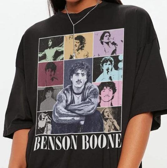 Benson Boone Tour Vintage Shirt, Gift For Fan Unisex Cotton Fabric