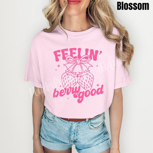 Berry Good Feelin Comfort Colors T-Shirt 'NLB'
