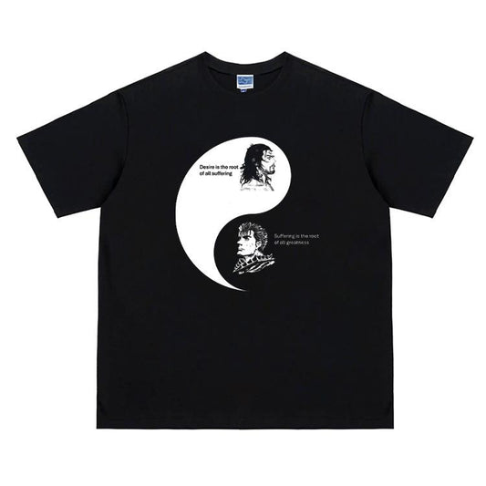 Berserk Vagabond "Kindred Souls" Vintage Oversized Tee Anime T-shirt 100% Cotton Original Design Men's Top for Fans Menswear Tshirt