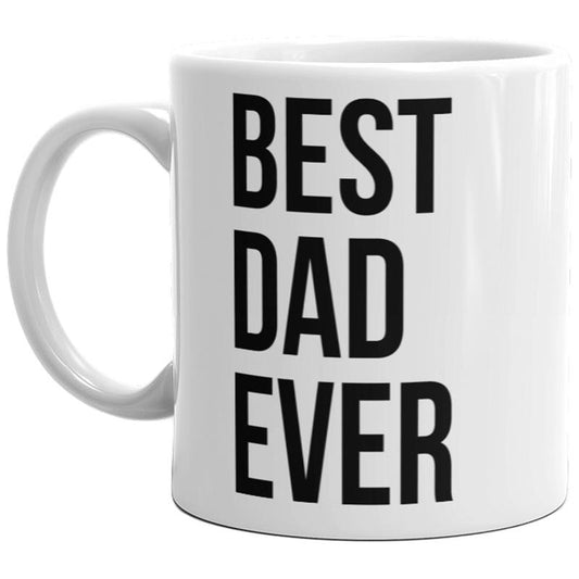 Best Dad Ever Mug Funny Father's Day Gift for Amazing Dad Coffee Cup-11oz Funny Coffee Mugs Ceramic Printed Drinkware Cup