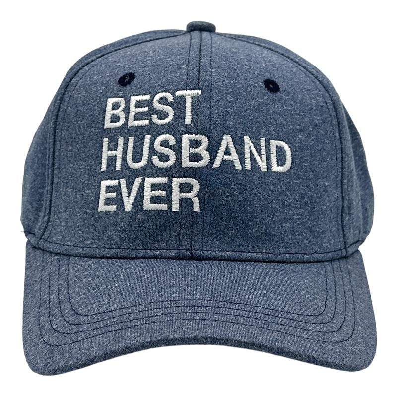 Best Husband Ever Hat Funny Sarcastic Graphic Novelty Baseball Cap Funny Hats Dad Joke  Funny Sarcastic  Novelty Caps for Men Blue - Standard
