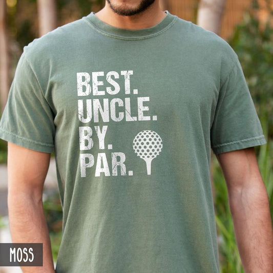 Best Uncle By Par Funny Golf Gift For Uncle New Baby Announcement Uncle Birthday Or Christmas Cool Uncle Golf Lover Hoodie, T-shirt and sweater