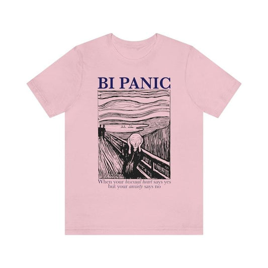 Bi panic shirt | bisexual panic shirt | bisexual tshirt | bisexual pride | retro bisexual shirt | bi pride shirt | funny bi gift | queer Hoodie, T-shirt and sweater
