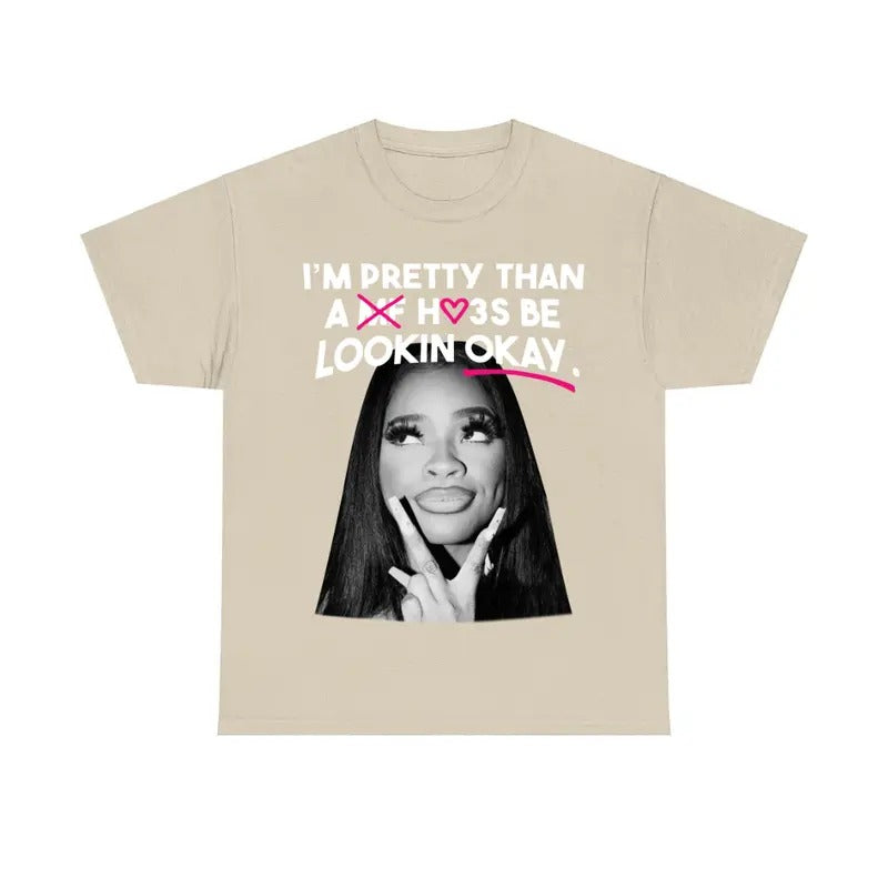 Big Face JT Okay Sand Tee Gift Shirt Classic Cotton