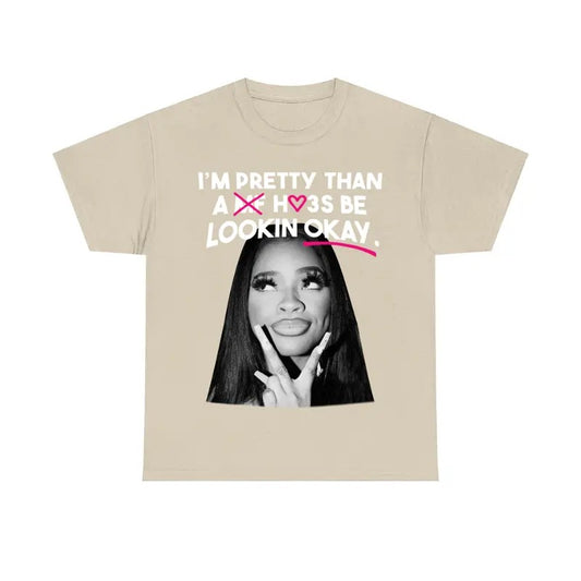 Big Face JT Okay Sand Tee Gift Shirt Classic Cotton