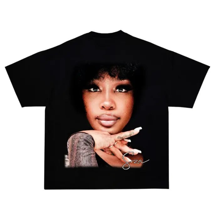 Big Face SZA Tour Hip Hop Rap Tee T Shirt, Sza Gift T-shirt