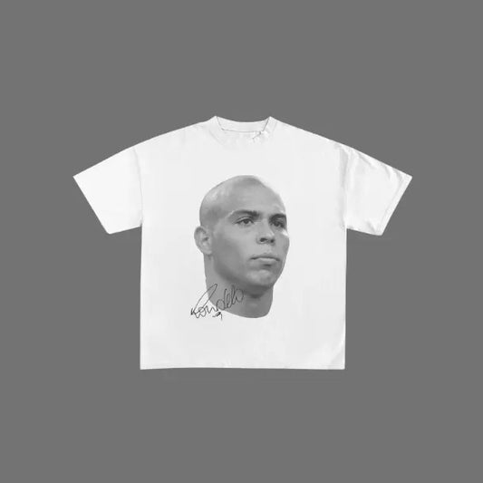 Big Head Ronaldo Nazario T-Shirt, Ronaldo Nazario Vintage Tee, Unisex Soccer Shirt, Sweatshirt, Graphic Tees, Menswear Womenswear Streetwear