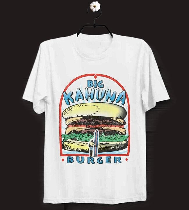 Big Kahuna Burger Pulp Fiction Movie Retro COOL Hipster Unisex T Shirt Menswear Top