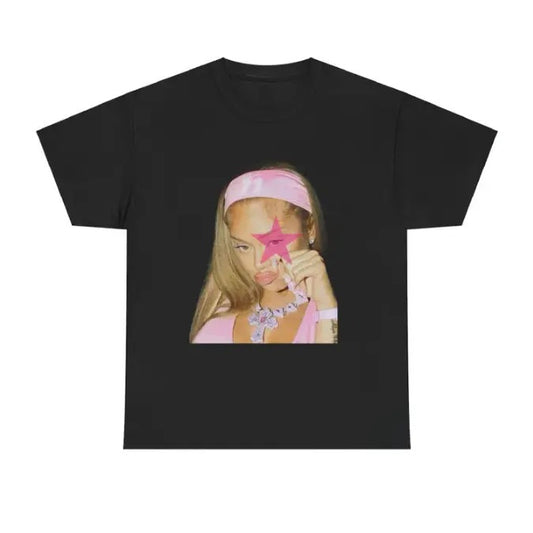 Big Latto Graphic Black T-shirt for Men - Classic Cotton Tee