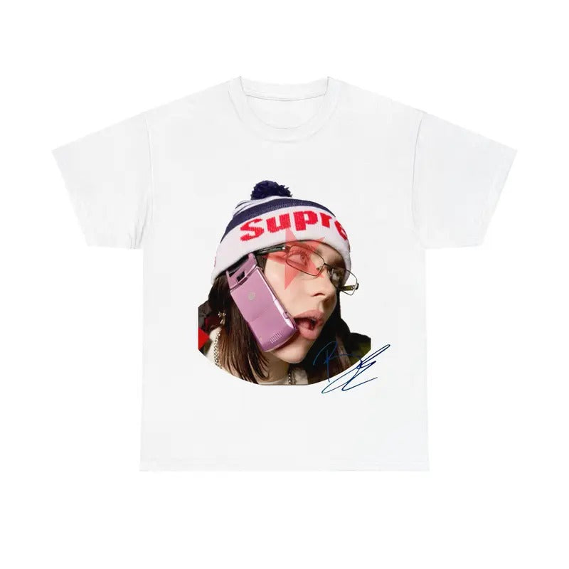Billieee Red Star Shirt, Ocean Eyes Tour 2025 Tee