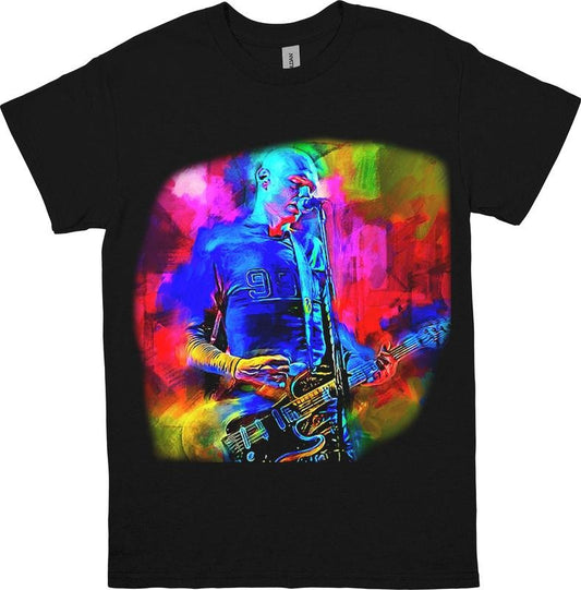 Billy Corgan Smashing Pumpkins Live Performance Graphic Tee, Colorful Rock Concert Shirt, Alternative Band Music Apparel, Unisex Menswear Womenswear Top, Retro Rock Fashion