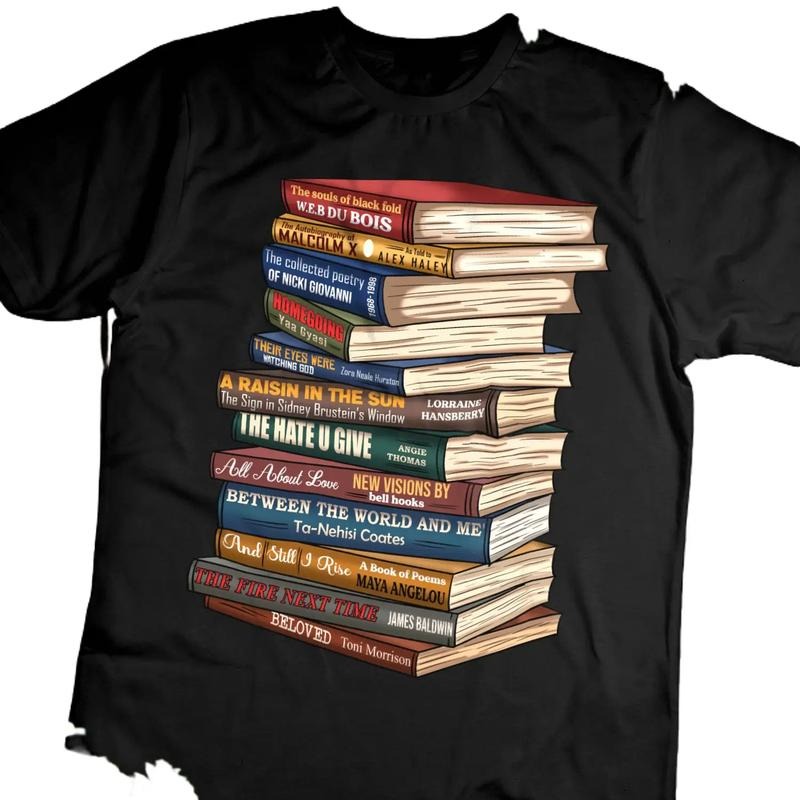 Black History Books - Powerful Books Top Shirt, Know Your History Tee, Black Men, Black Women, Unisex Tee Classic Cotton