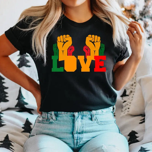 Black History Love T-Shirt, Black Culture Shirt, Black Empowerment Tee, Black History Awareness Tee, Black Leaders Shirt, The Future Black T-Shirt.