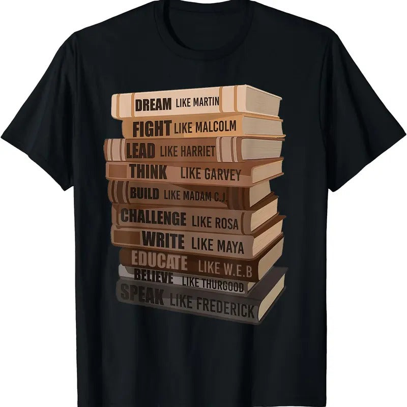 Black History Month Black Leaders African American Teachers T-Shirt | Unisex cotton tee Gifts, Crewneck