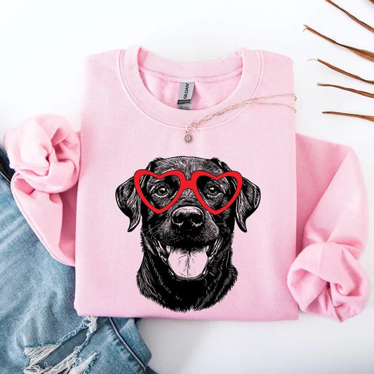 Black Lab, Labrador , Dog Lover Apparel, Pet, Dog Breed, Cute Sweatshirt, Crew Neck, Women's, Crewneckstyle{n002}2