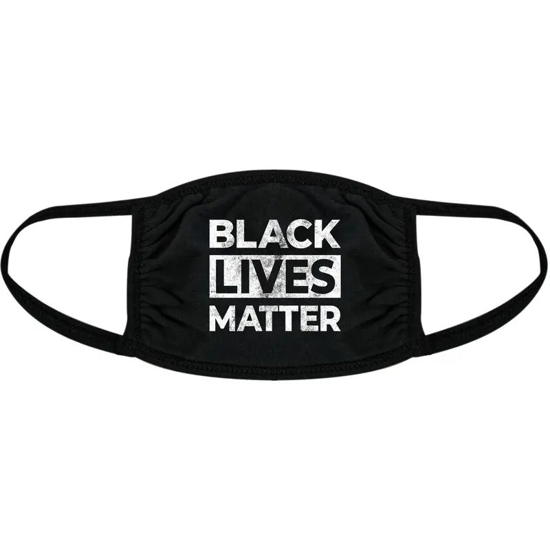 Black Lives Matter Face Mask Protest Social Movement BLM Equality Nose And Mouth Covering Funny Masks for Adults Funny Political  Novelty Masks for Adults Black