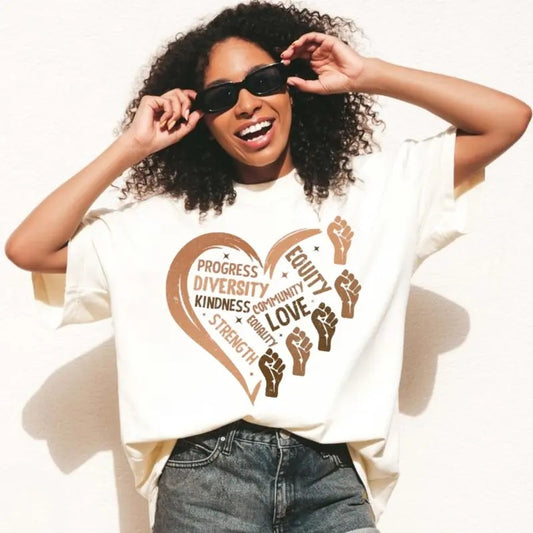 Black Power Fist Sweatshirt, Hoodie, T-Shirt, Black History Month Shirt, Black Pride, Melanin Heart Shirt, African American Activist Shirt