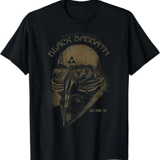 Black Sabbath Official U.S Tour '78 T-Shirt | Unisex Cotton Tee, Short Sleeve, Crewneck, Size S-5XL