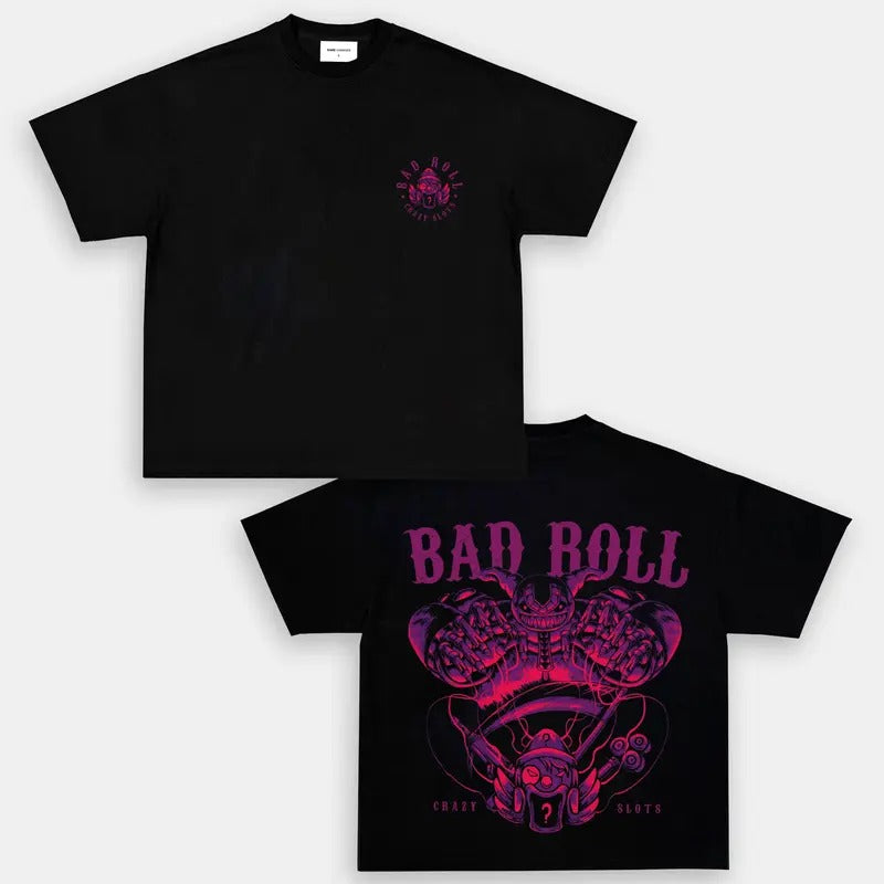 Bad Roll Kite x Pitou T-shirt Hunter X Hunter Anime shirt Manga Bad Roll Kite x Pitou Premium Tee / Black Vintage Anime Unisex Tshirt Japanese Manga Y2kH 02