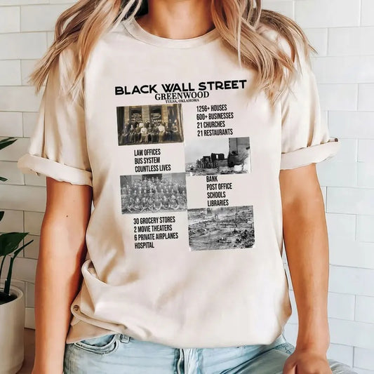 Black Wall Street Shirt, African American Black History And Legacy Shirt, Black History Month Shirt Sweatshirt, African American, Equality Tee