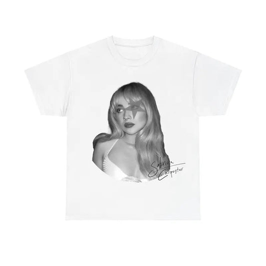 Black White Sabrinaaa Star Tee, Summer Tour 2025 Shirt