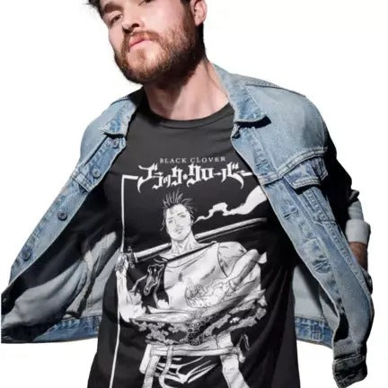 Black clover Yami Sukehiro T-shirt Anime Manga Unisex T-Shirt ALL SIZES S to 5XL