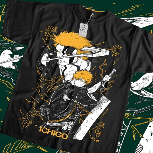 Bleach Anime T-Shirt & Sweatshirt, Horn Of Salvation Ichigo Graphic Tee, Anime Manga Lover Gifts
