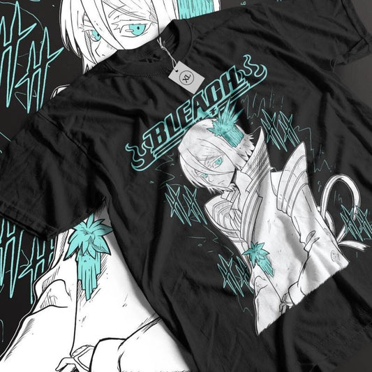 Bleach Anime T-shirt , Rukia Ice Cute Waifu Graphic Tee, Vintage Retro Manga Sweatshirt, Unisex Streetwear, Gift For Man Women