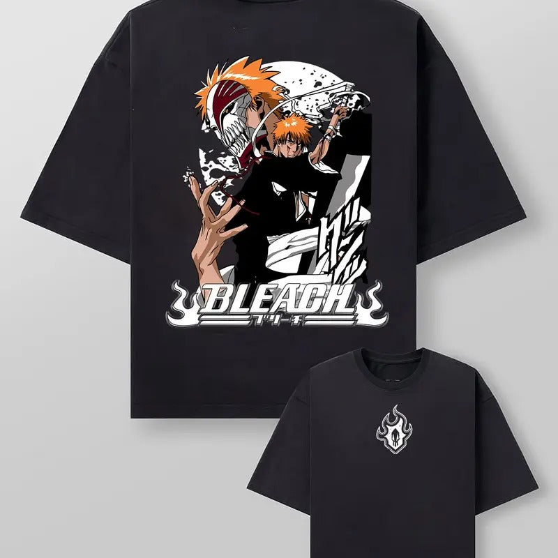 Bleach Ichigo Kurosaki Graphic Tee | Bleach Japanese Anime Unisex T-shirt, Sweatshirt, Hoodie | Bleach Streetwear Style