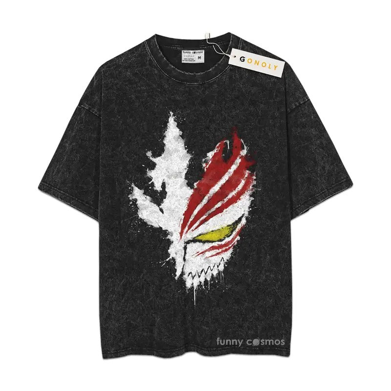 Bleach Sweatshirt, Anime Sweatshirt, Vintage Sweater Basic Mineral Wash TShirt