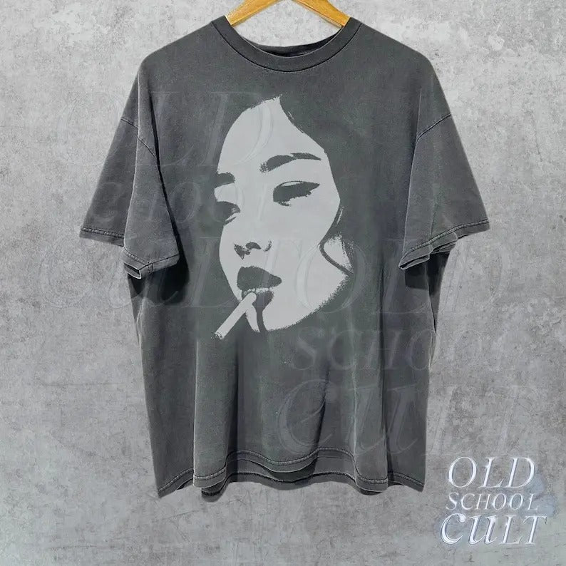 Blondie Y2k T-Shirt, Vintage 90s Style Shirt, Cute Soft Distressed Tee, Unisex Oversized Washed Y2k Shirt, Gothic Baggy shirt, Gothic Gifts