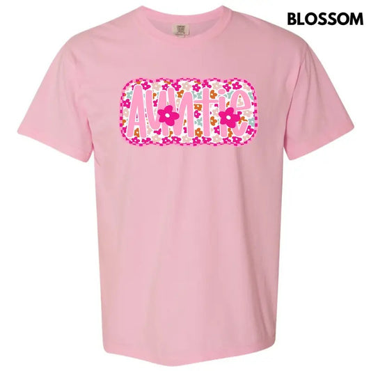 Bloom Auntie Comfort Colors T-Shirt 'NLB'