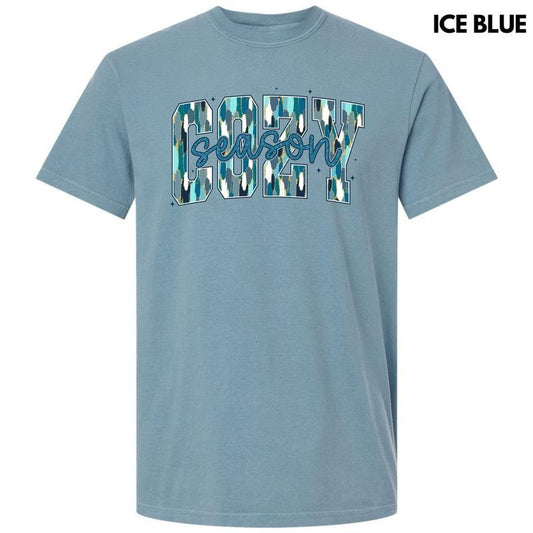 Blue Cozy Season Comfort Colors T-Shirt 'NLB'