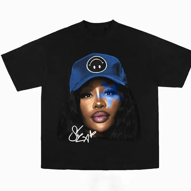Blue Star SZA Music Graphic Tee - Cool and Modern Unisex Shirt Sza Merch, Sza Shirts Merch, Retro Sza Tee Womenswear Womenswear