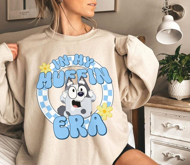 Bluey In My Muffin Era Shirt |  Muffin Heeler Time Out Tour Shirt, Muffin Heeler Shirt, Muffin Madness, Bluey Family Shirts