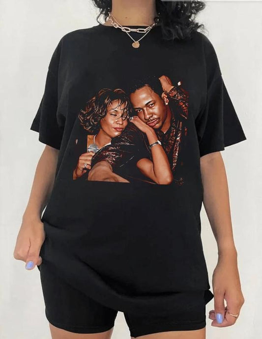Bobby & Whitney t-shirt, Whitney Houston Shirt, Music Shirt , Tour 2024 Shirt